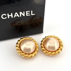 Chanel Vintage Earrings Pearl #234098C47B
